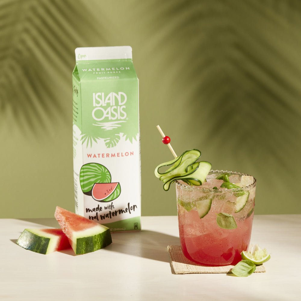 Watermelon, Cucumber &amp; Basil Spritzer