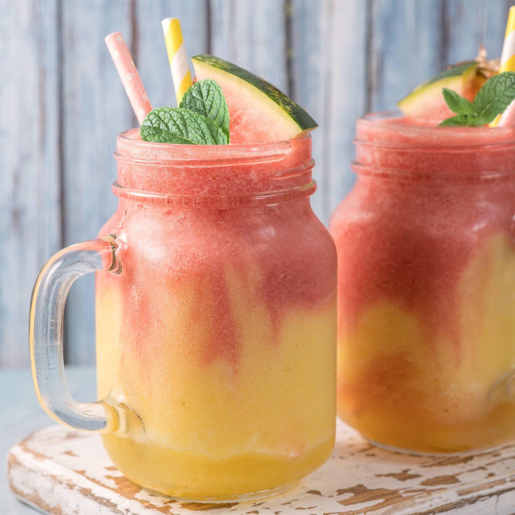Watermelon Mango Mint Smoothie