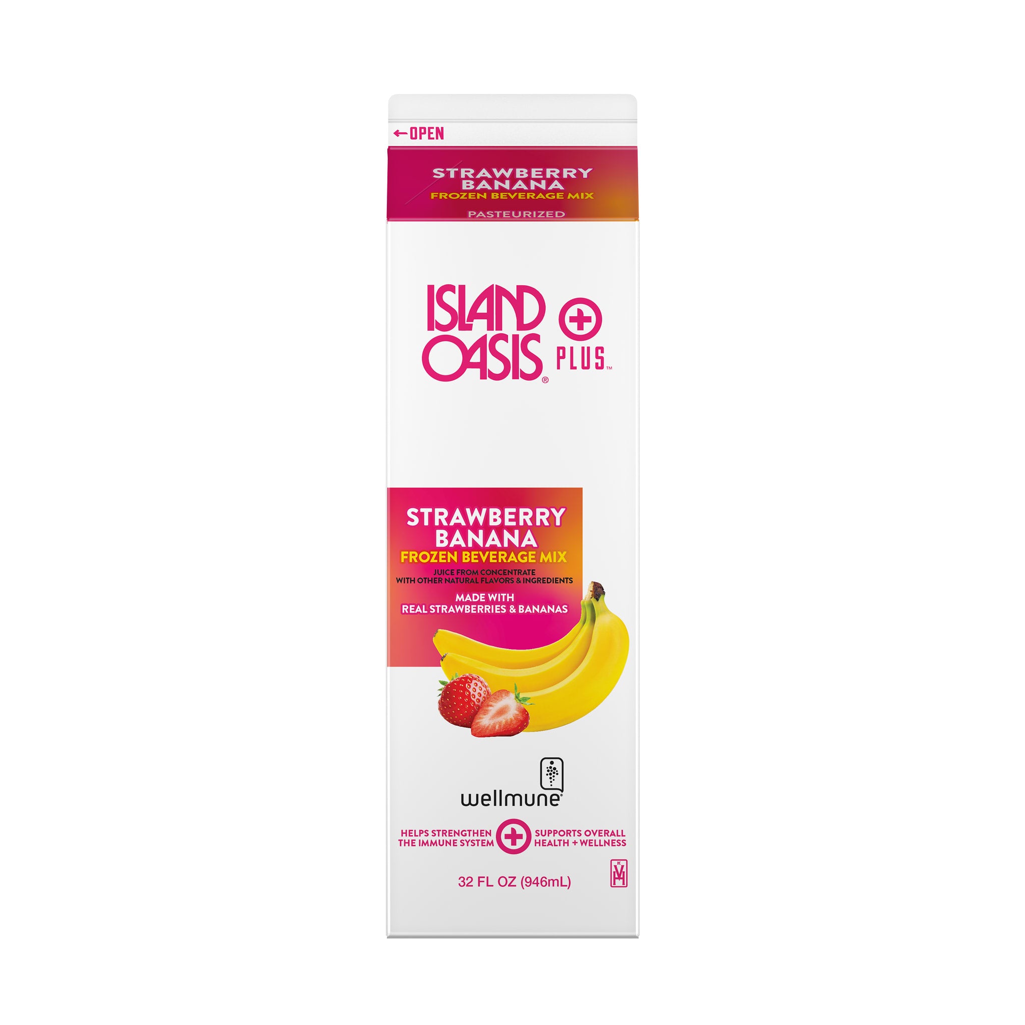 Plus Strawberry Banana Frozen Beverage Mix