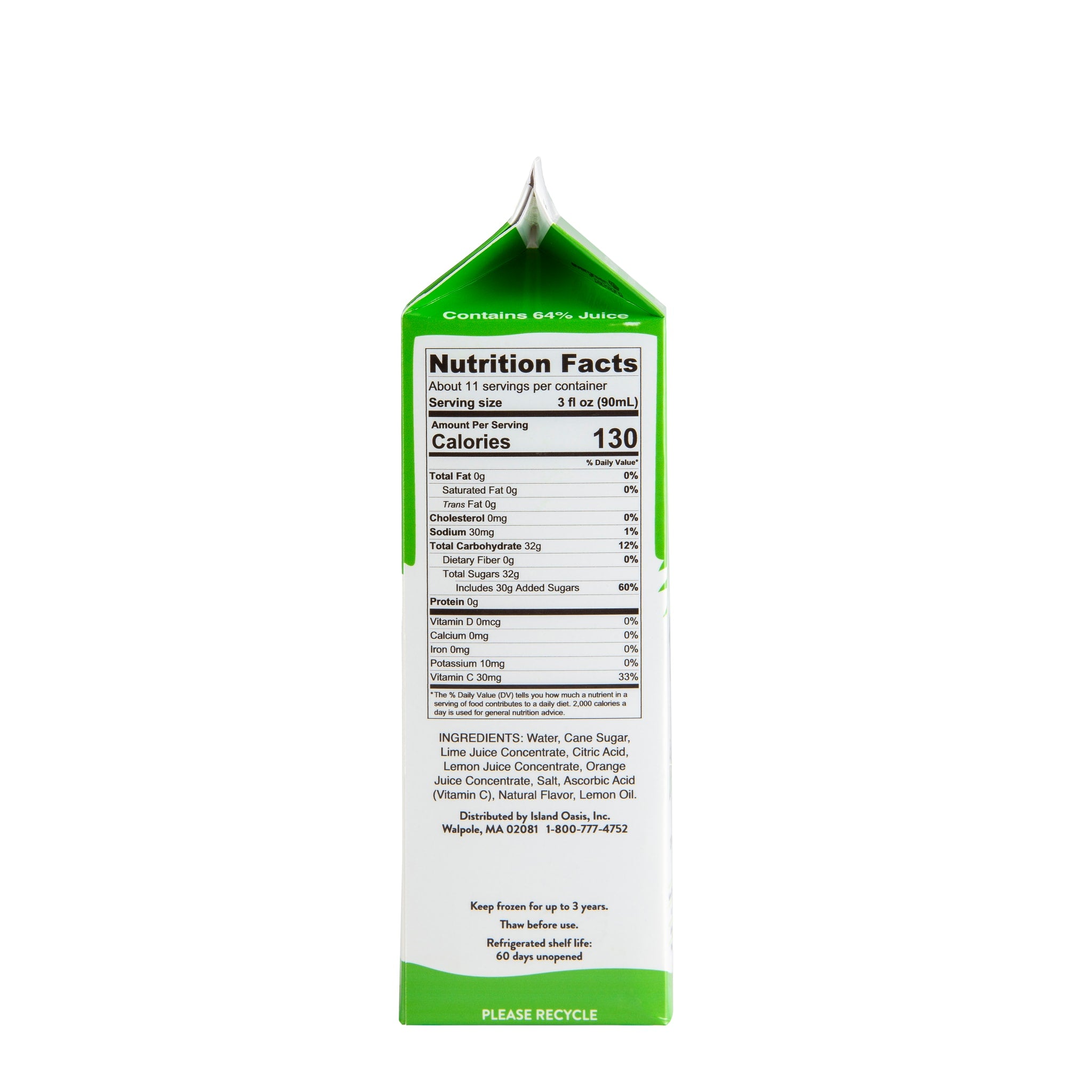 Island Oasis Margarita Frozen Beverage Mix