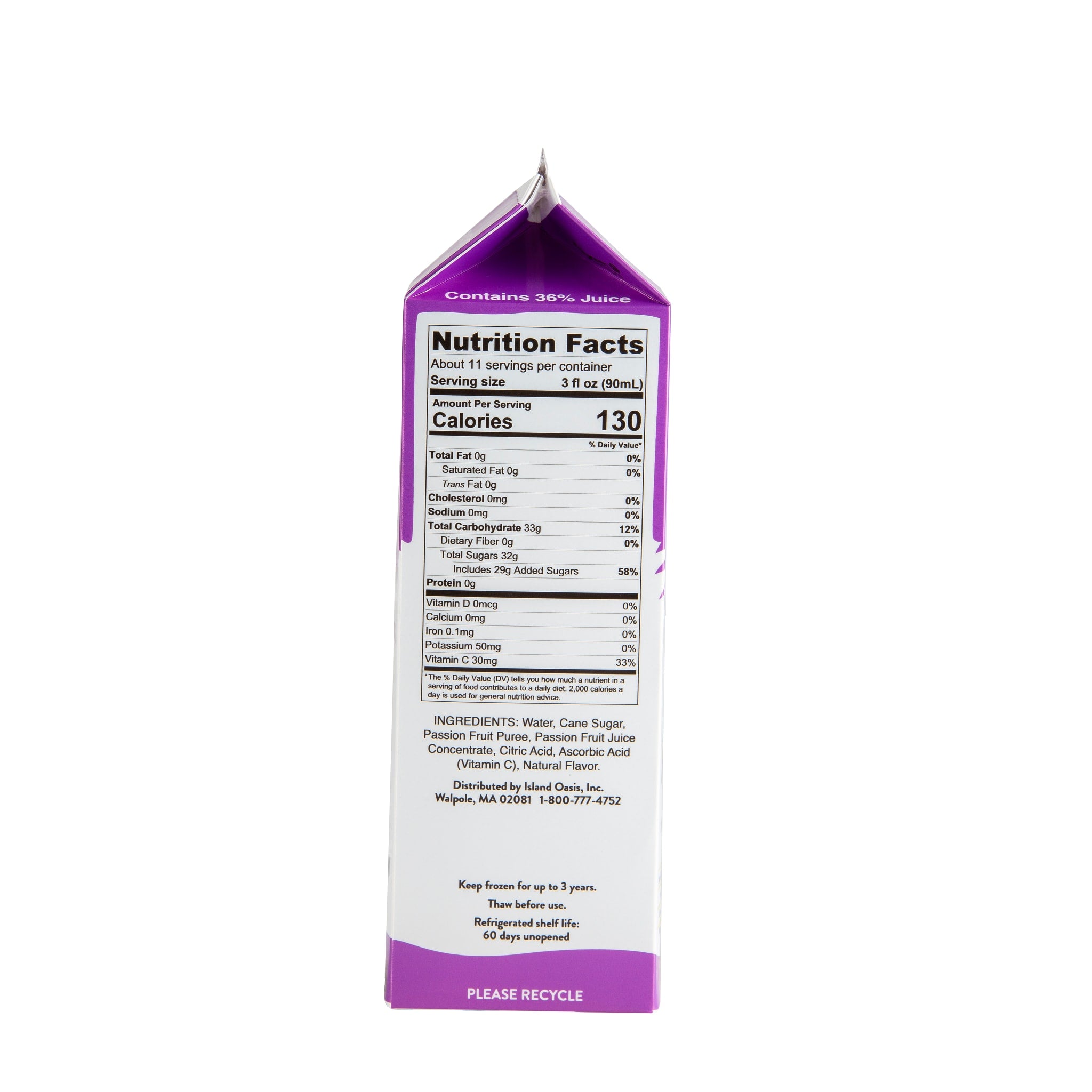 Passion Fruit Frozen Beverage Mix