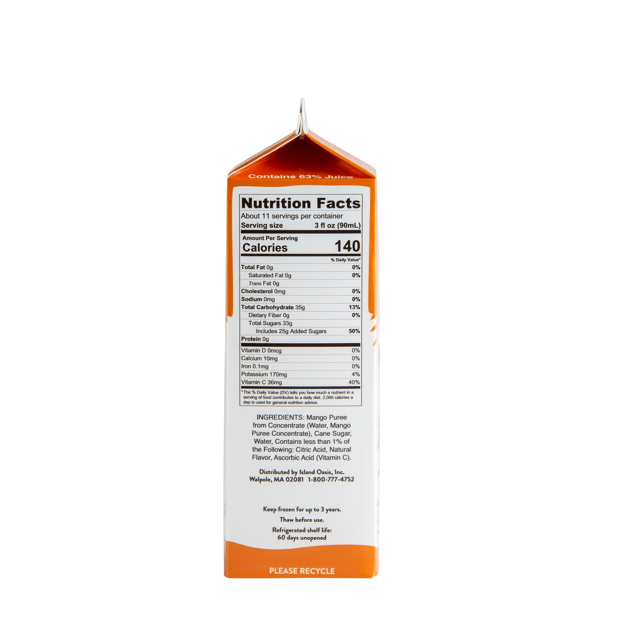 Mango Frozen Beverage Mix
