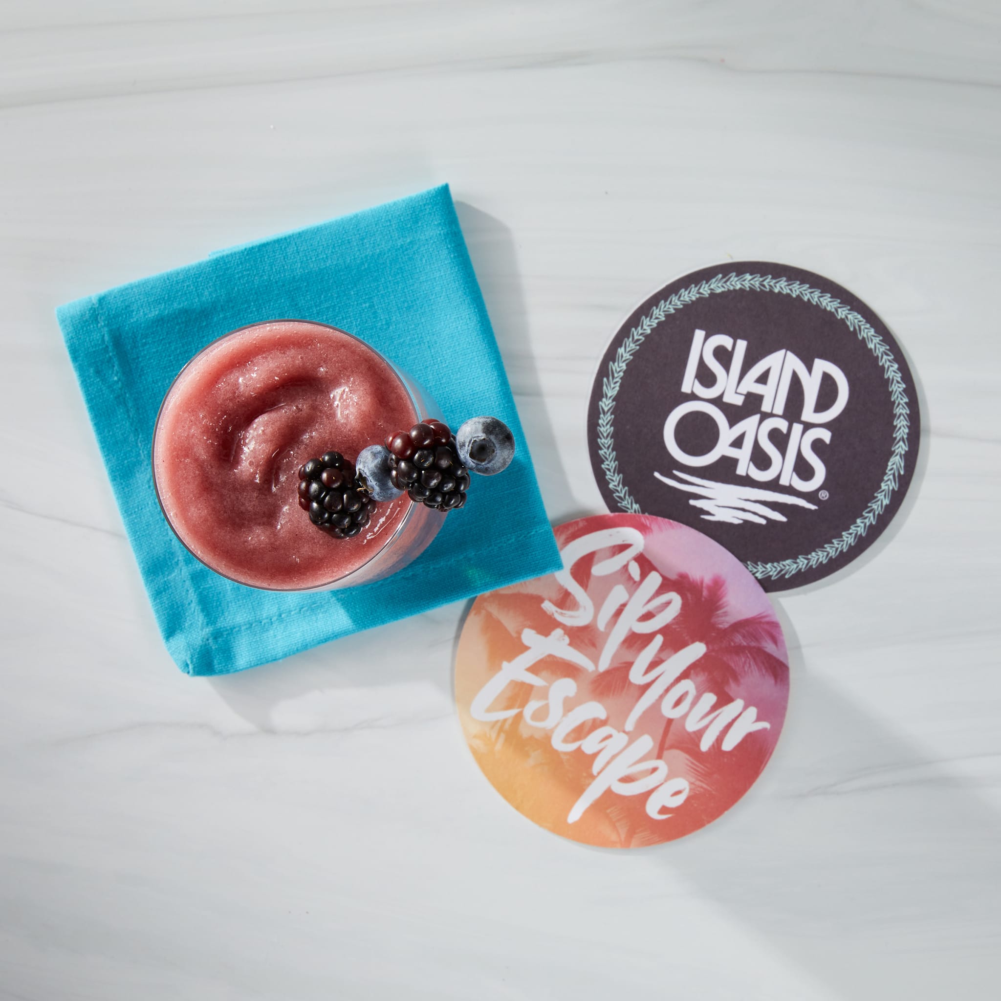 Oasis Respite　プロモ　3枚セット Island Oasis Wild Berry Frozen Beverage Mix