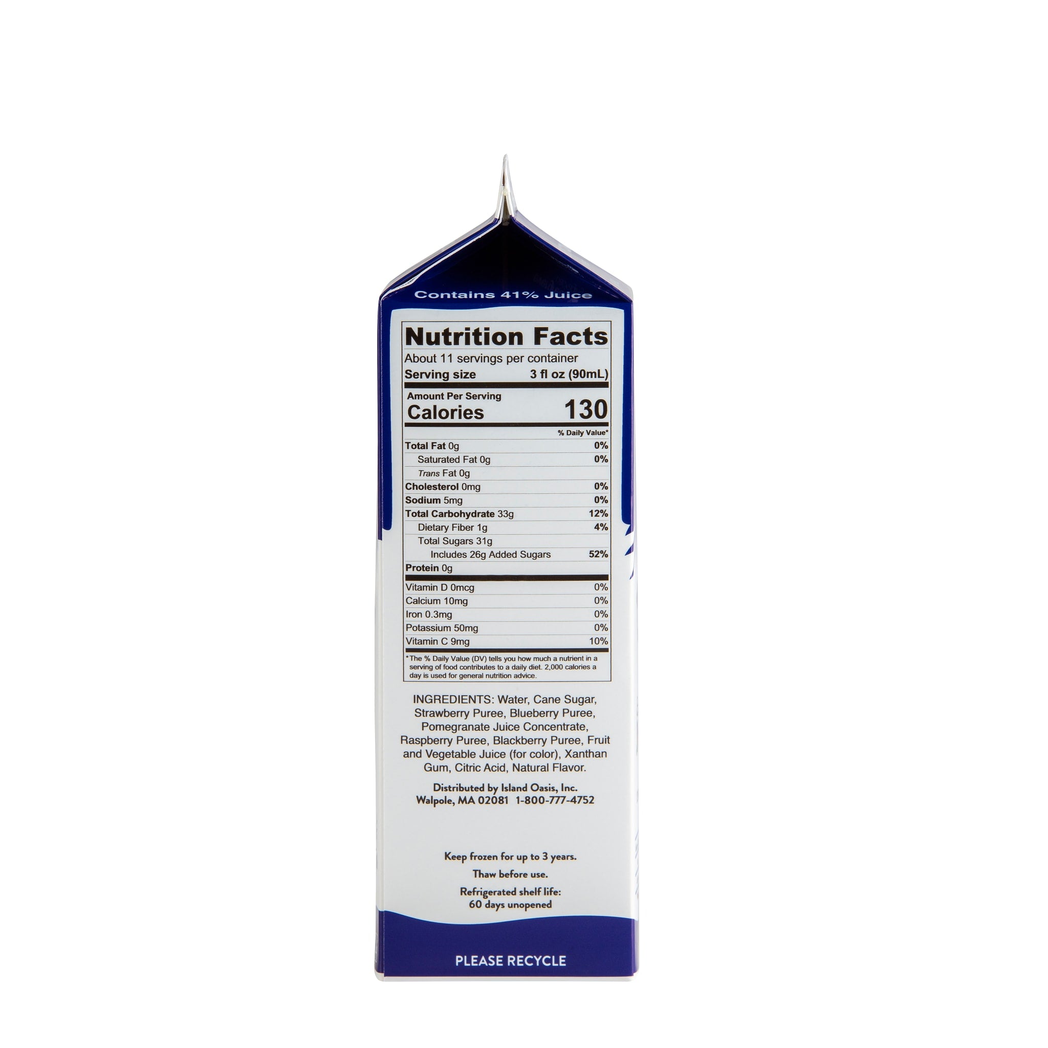 Blueberry Pomegranate Frozen Beverage Mix