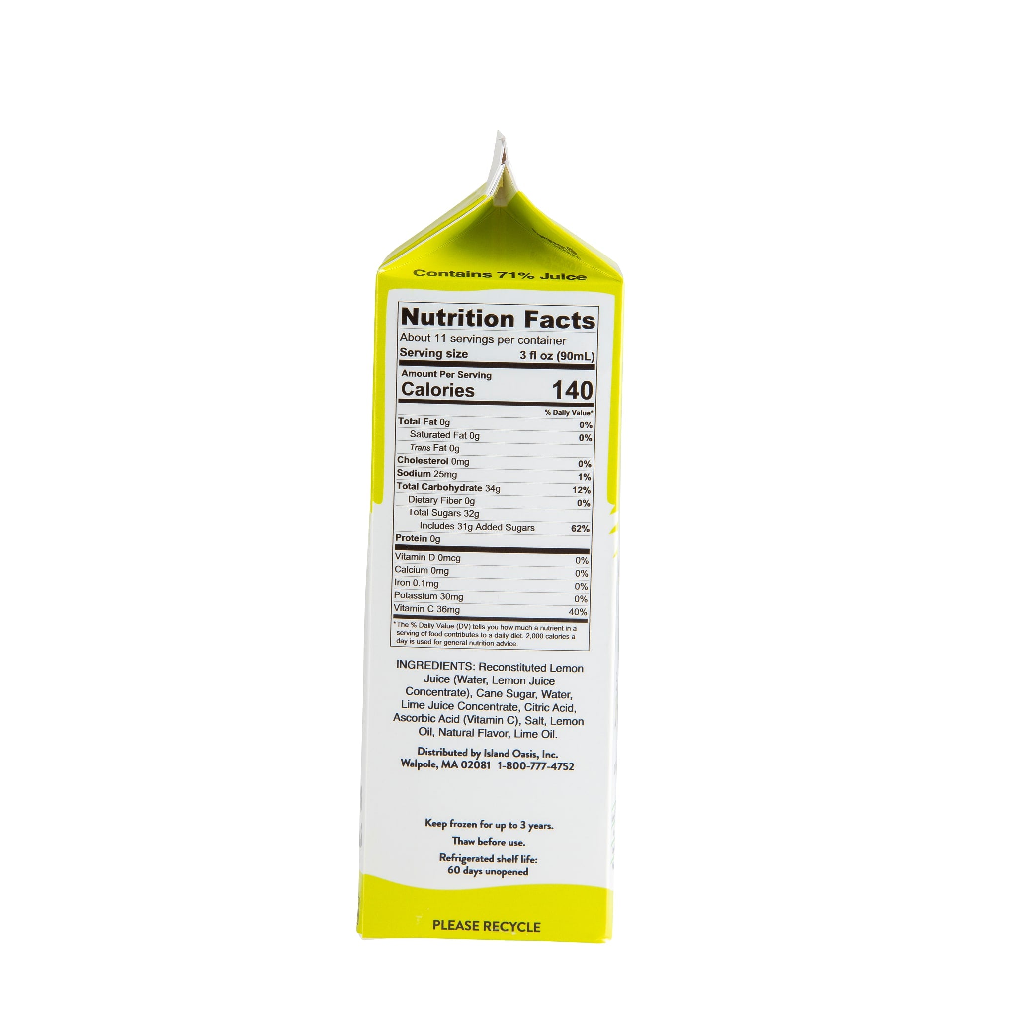 Frozen Sour Mix Frozen Beverage Mix