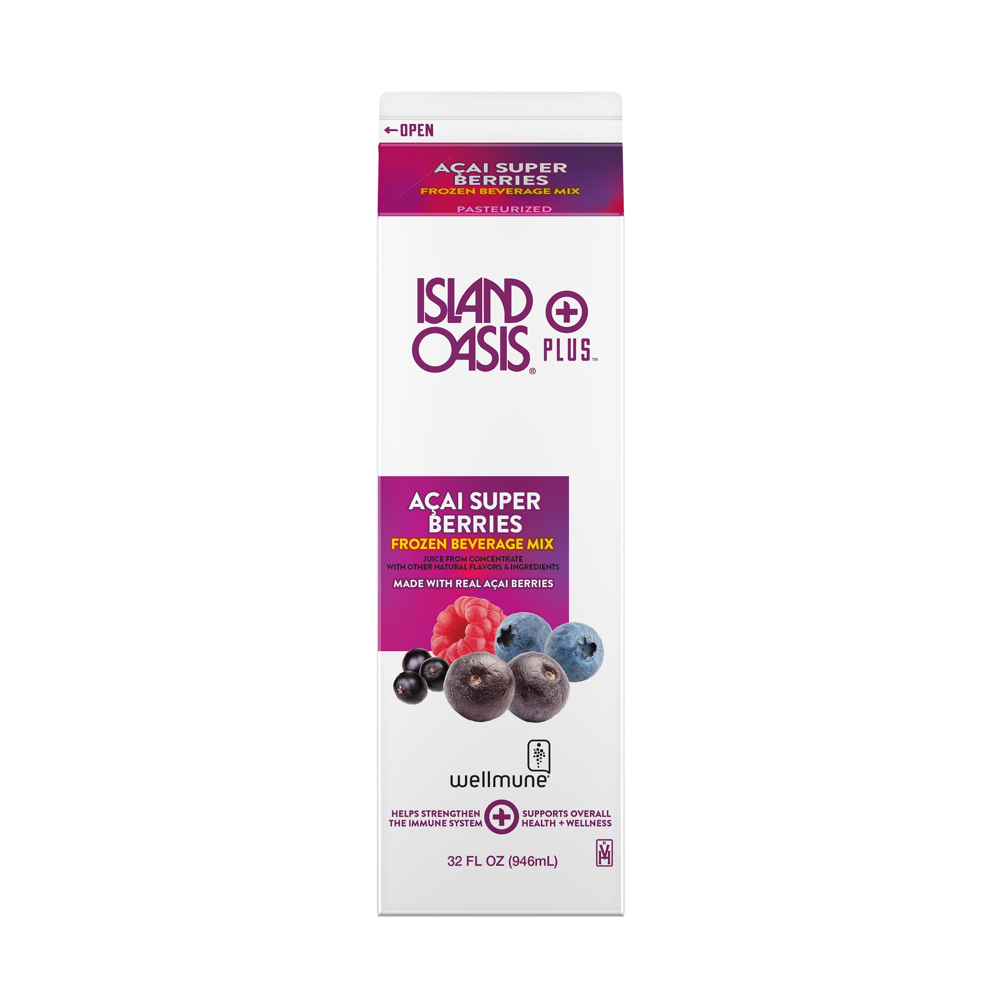 Plus Acai Super Berries
Frozen Beverage Mix