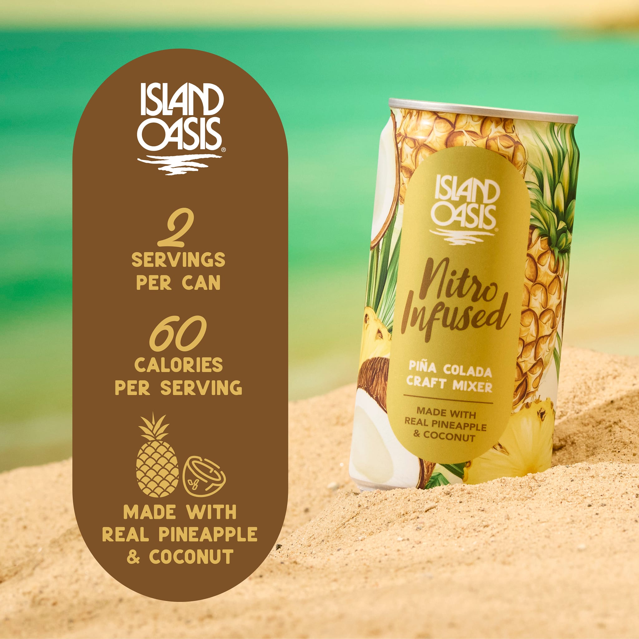 Nitro Infused Piña Colada Craft Mixer