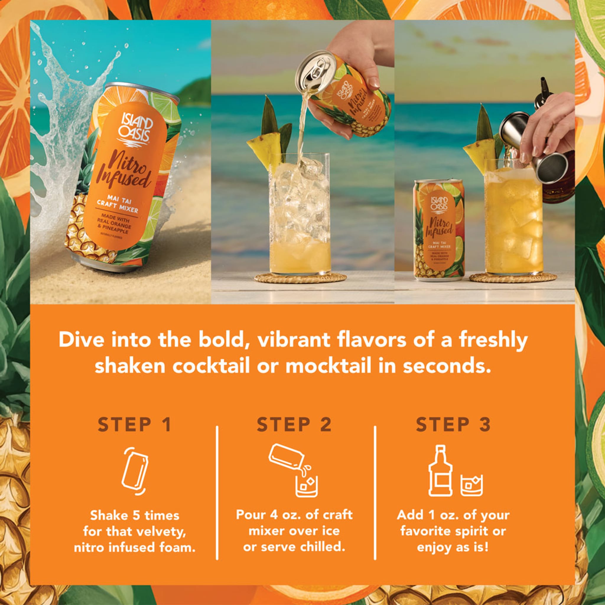 Nitro Infused Mai Tai Craft Mixer