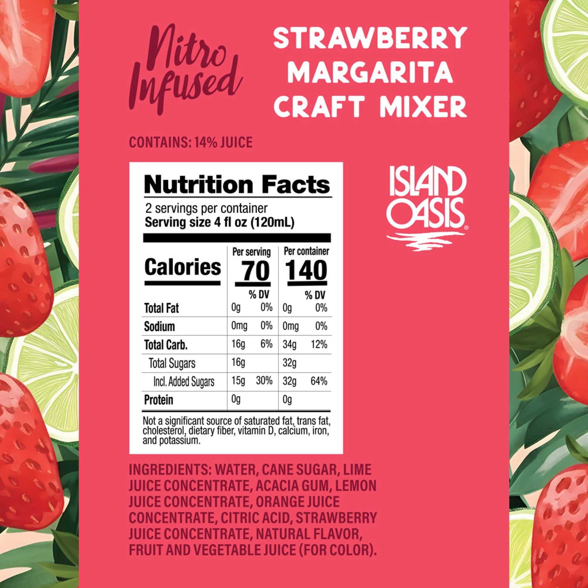Nitro Infused Strawberry Margarita Craft Mixer