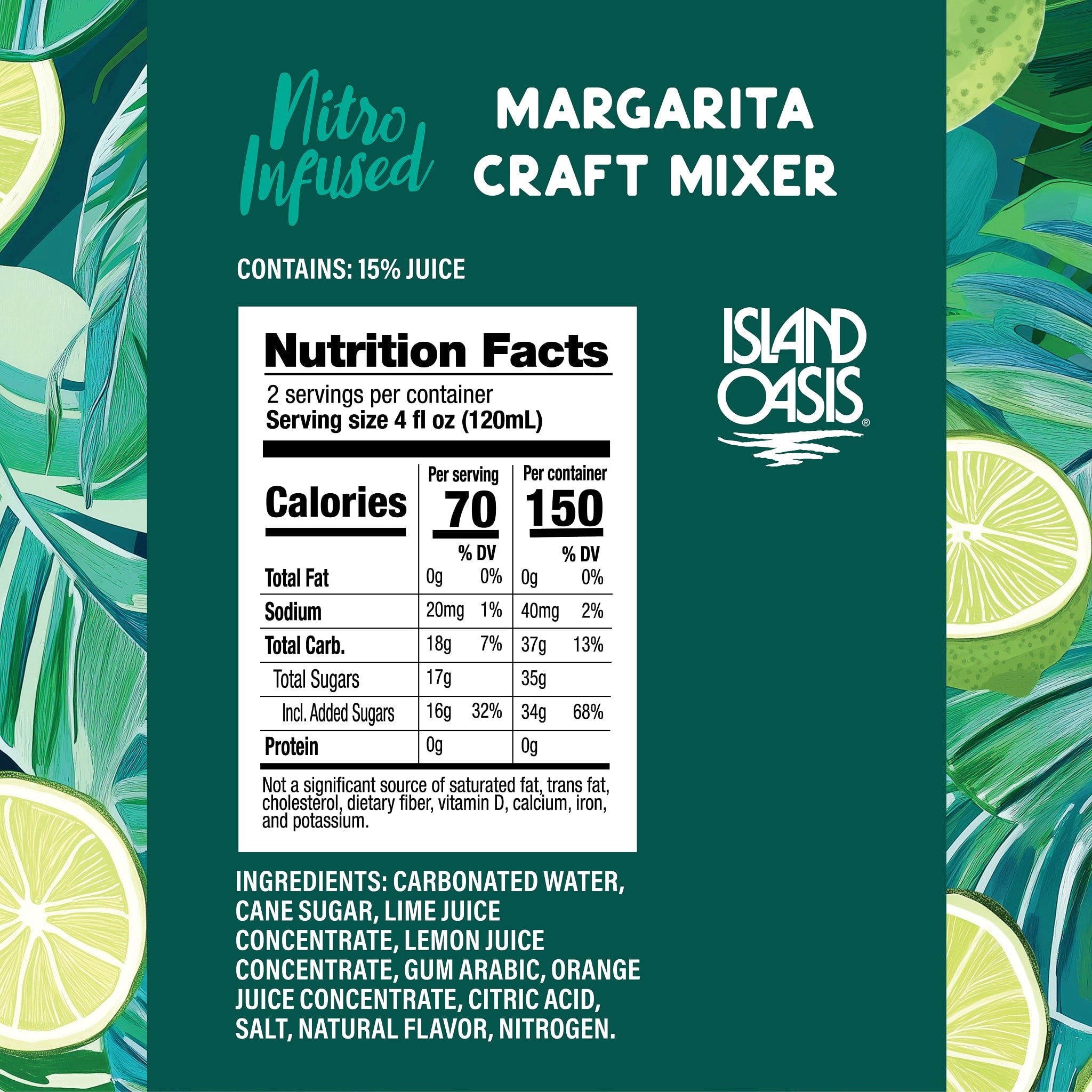 Nitro Infused Margarita Craft Mixer