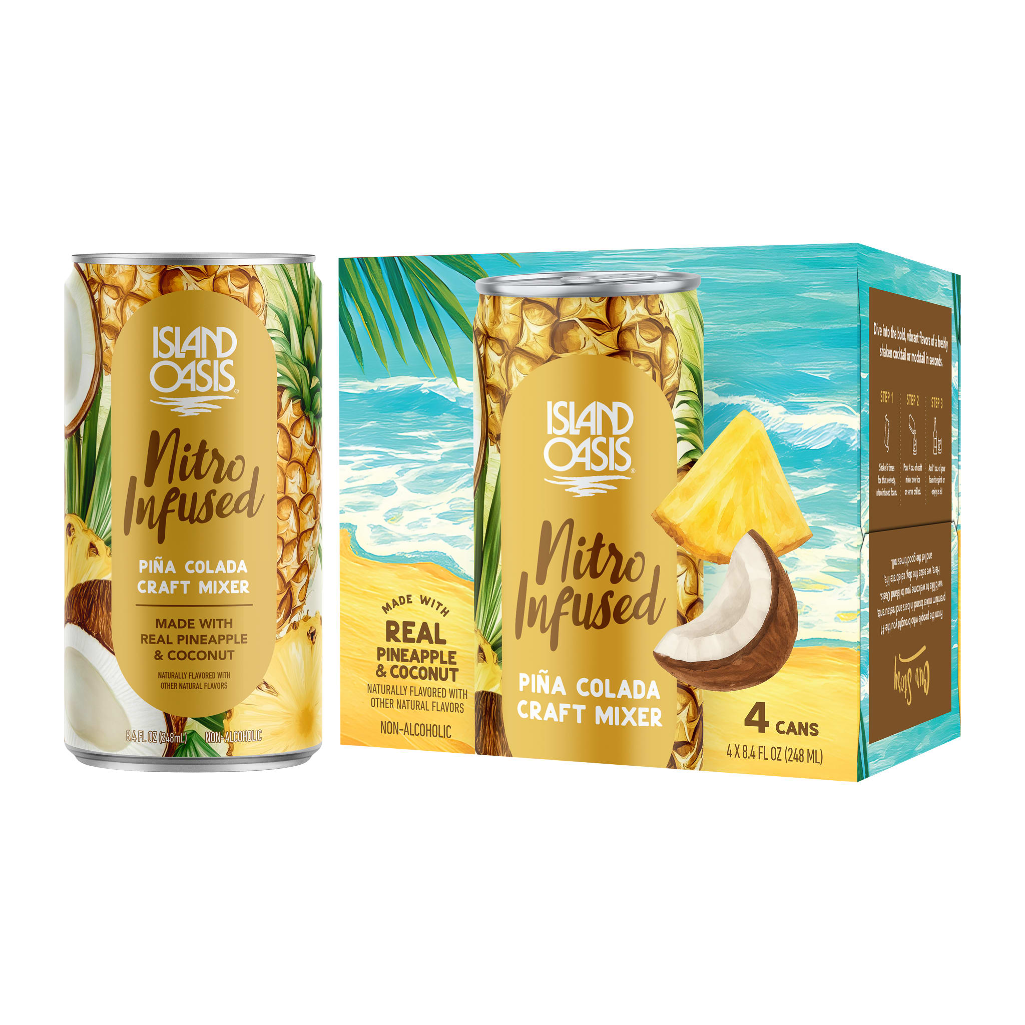 Nitro Infused Piña Colada Craft Mixer