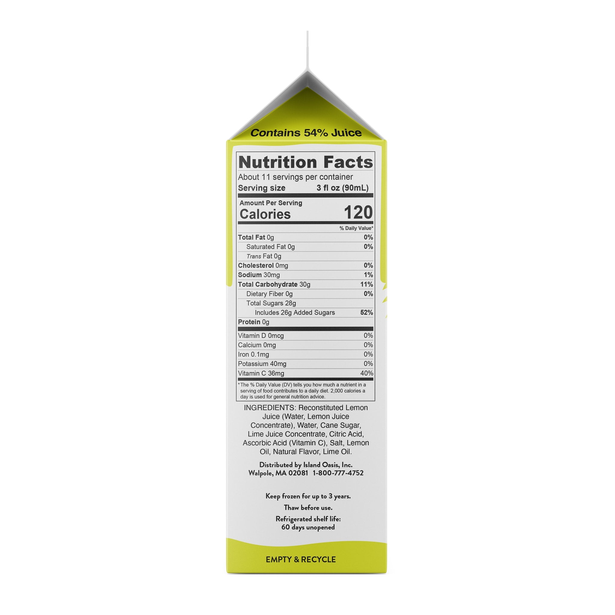 Frozen Sour Mix Frozen Beverage Mix